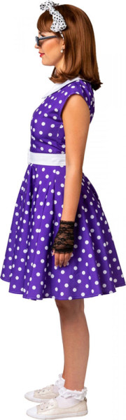 Rock and roll costume for women purple