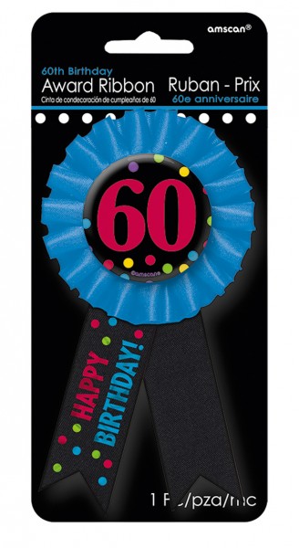 Noble Pin Celebration 60th Birthday con puntini colorati