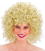 Blonde tally curly hair wig
