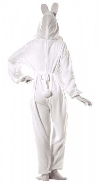 White bunny overall for adults 2