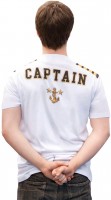 Vista previa: Camiseta de hombre con uniforme de capitán