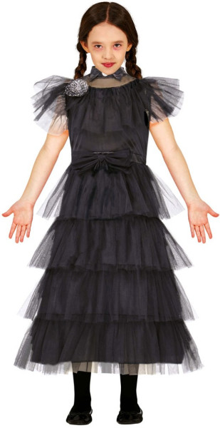 Gothic prom queen girl costume