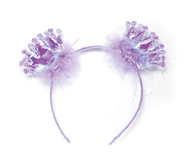 Crown princess headband in purple