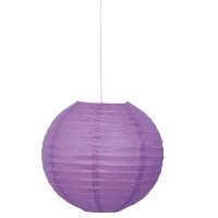 Preview: Lampion lantern party night purple 25cm