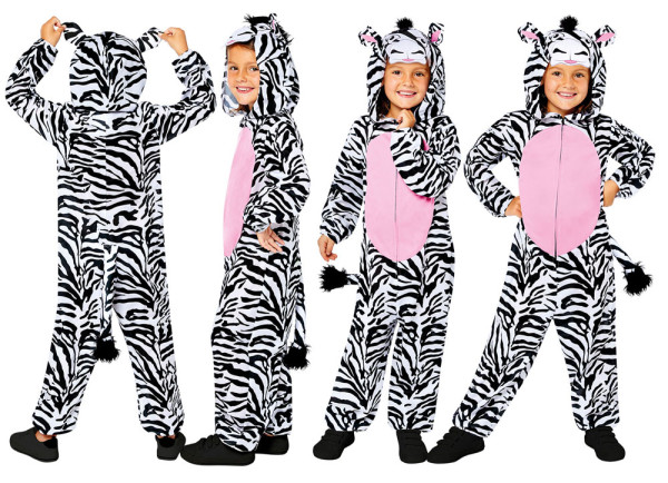 Zebra Overall Kinderkostüm 5