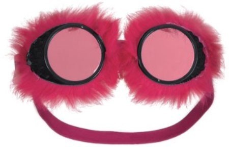 Freaky Aviator Goggles In Pink