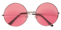 Różowe okulary hipisowskie z lat 70