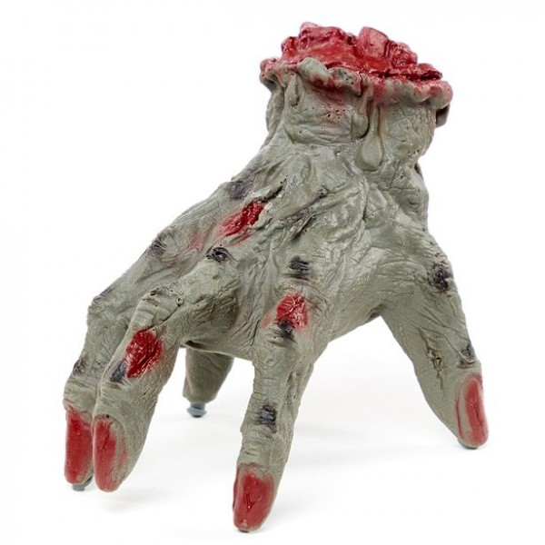 Zombie Hand mit Bewegung und Sound 20cm