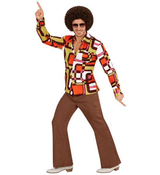 Camicia hippie uomo anni '70