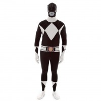 Voorvertoning: Ultimate Power Rangers Morphsuit zwart