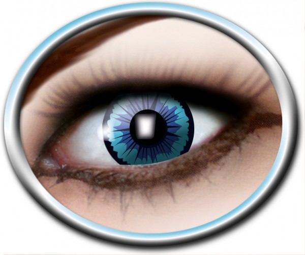 Ice crystal contact lenses
