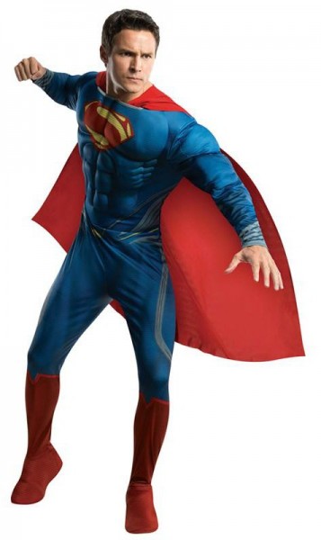 Superman kostum til hele kroppen