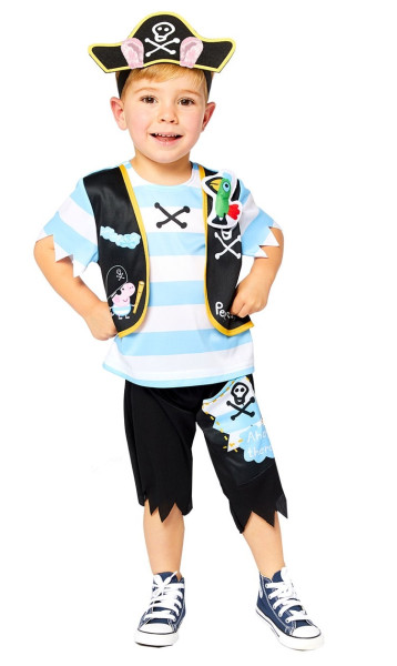 Disfraz de pirata Peppa Pig para niños