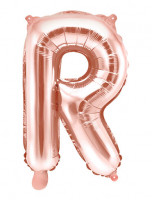 Folienballon R roségold 35cm