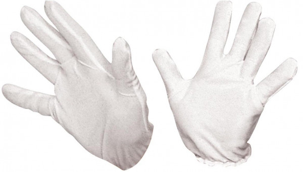 Klassische Handschuhe weiß 2