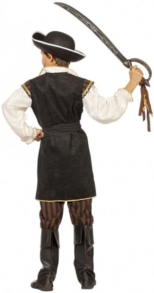 Kostium pirata czarno-brązowy dla dzieci
