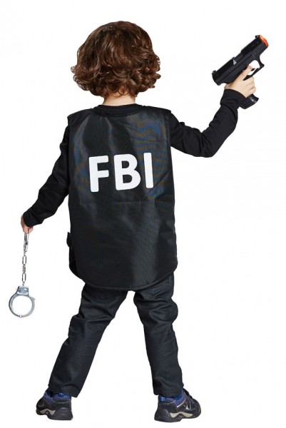Gilet d'agent spécial du FBI pour enfants 2