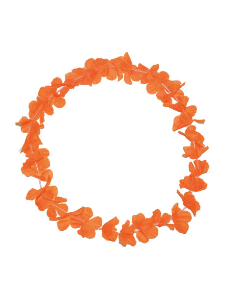 Chaîne de fleurs de fête de football Orange Pays-Bas