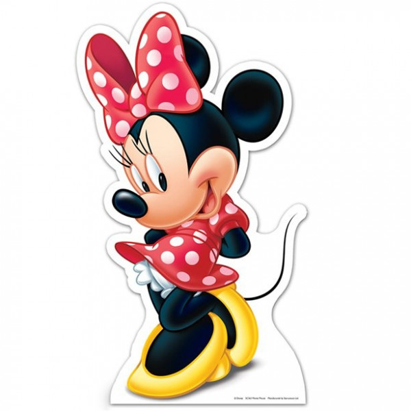 Support carton Minnie Mouse 89cm