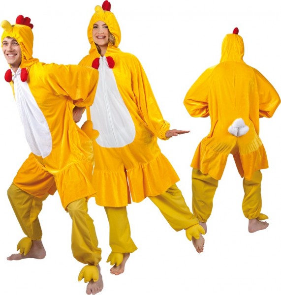 Chicken jumpsuit for adults