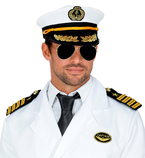 Disfraz de capitán naval set 3 piezas