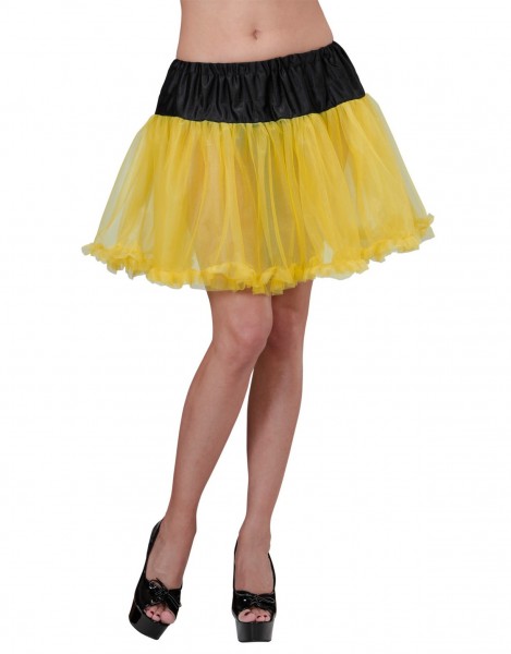 Geel-zwart petticoat ondergoed
