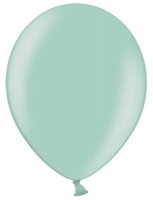 Preview: 50 party star metallic balloons mint 30cm