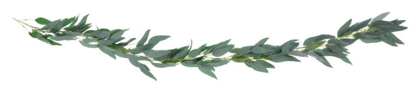 Artificial flower garland made of willow leaves 2m