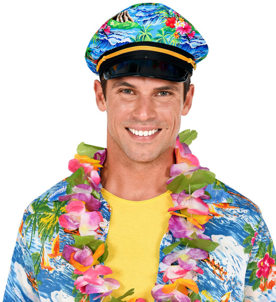 Chapeau de capitaine hawaïen pour homme