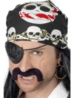 Aperçu: Bandana de crâne de pirate Salatar