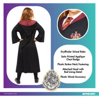 Preview: Hermione Granger costume for girls