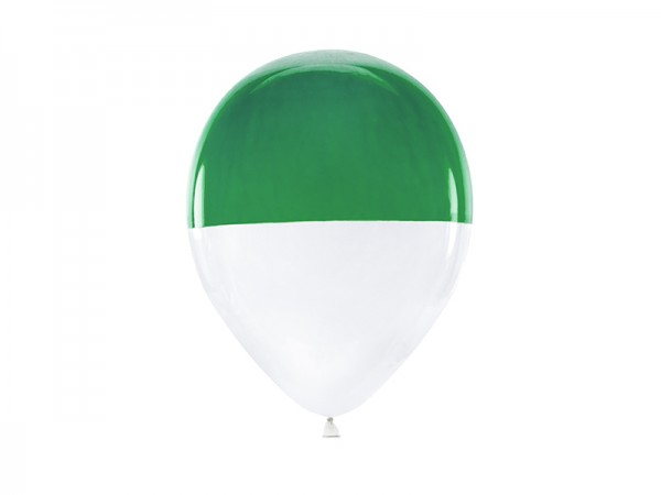 7 two-colored Carnevale balloons 30cm 7