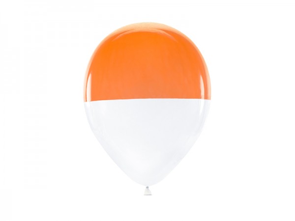7 Zweifarbige Luftballons Carnevale 30cm 5