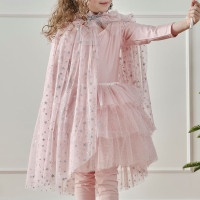 Preview: Star fairy princess cape pink deluxe