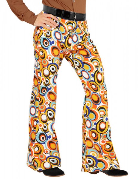 Iconic 70s flared pants for men