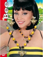 Preview: Yellow bees jewelry set