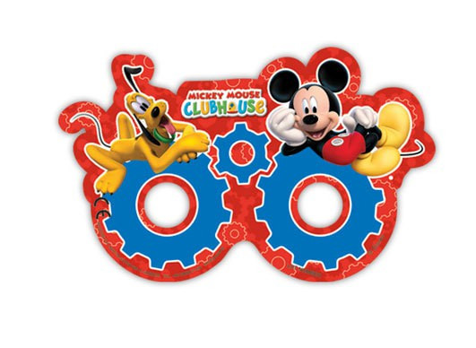 6 Mickey Mouse party friends funny masks