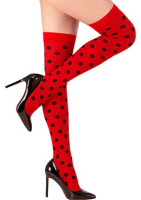 Ladybug overknee stockings 70 DEN
