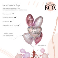 Vorschau: Heliumballon in a Box Floral Just Married