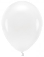 100 Eco Pastel Ballonnen Wit 30 cm