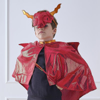 Vorschau: Drachen-Maske Deluxe für Kinder Deluxe