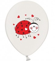 Preview: 6 ladybug party balloons 30cm