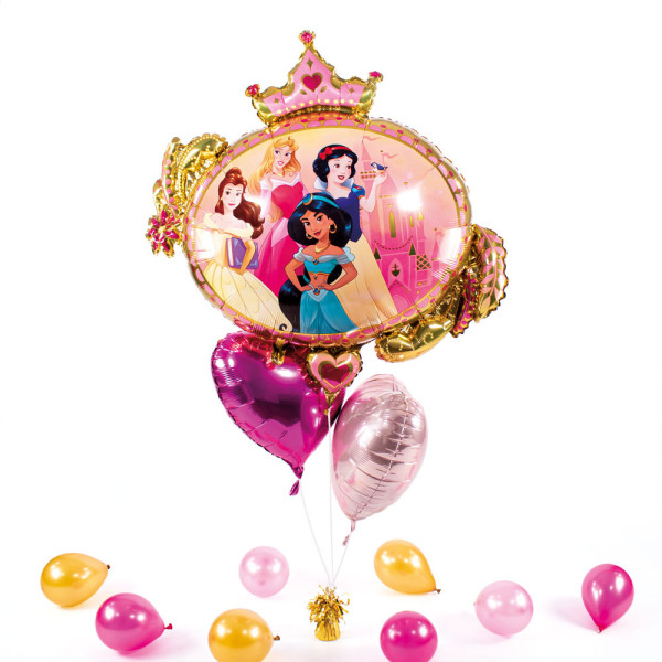 XXL Heliumballon in der Box 3-teiliges Set Disney Princesses