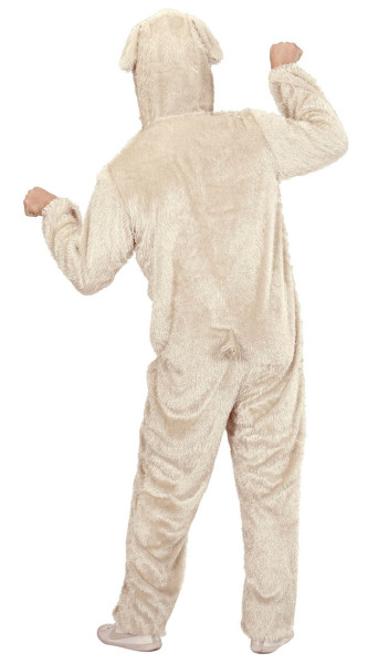 Plush lamb full body costume