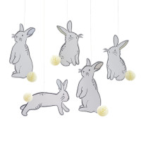 Förhandsgranskning: 5 färgglada hängare för Funny Bunny