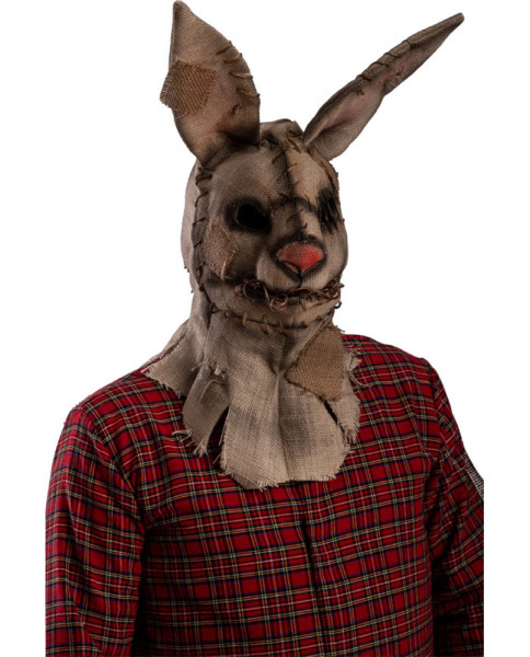 Masque de lapin psycho avec mâchoire mobile