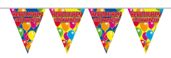 Spectacular Birthday Wimpelkette Glückwunsch 10m