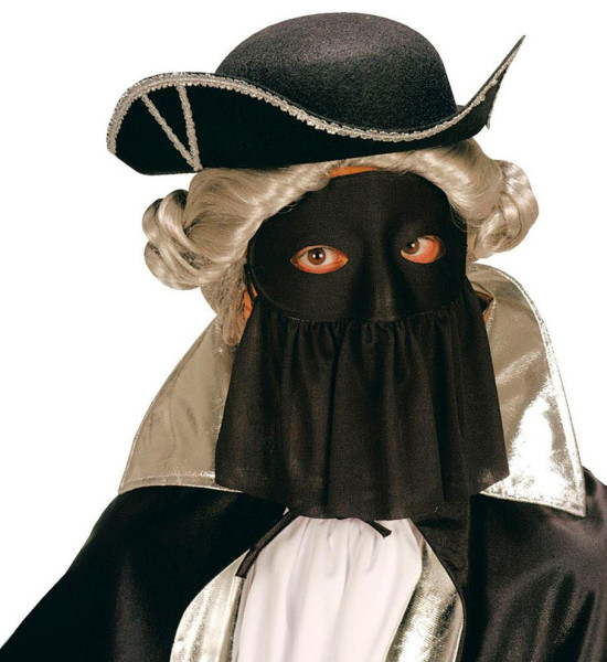 Welonowa maska na oczy w kolorze czarnym