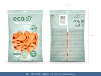 100 eco pastel ballonnen perzik 30cm