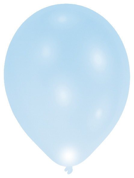 5 LED Luftballons Bunt 24h Brenndauer 3